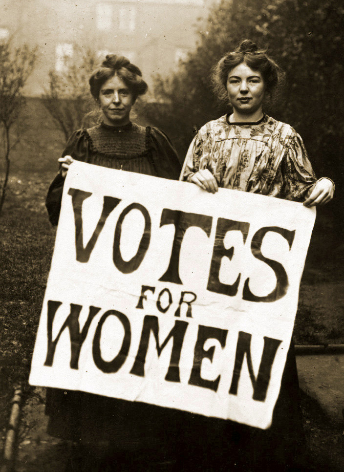 Annie Kenney and Christabel Pankhurst cropped Paradigm 3k