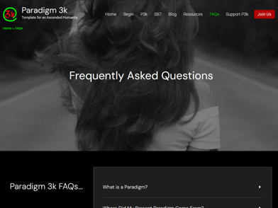 FAQ Page Map 1 Paradigm 3k