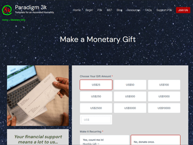 Monetary Gifts Page Map 1 Paradigm 3k