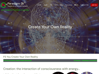 P3 Create Reality Page Map 1 Paradigm 3k