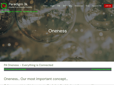P4 Oneness Page Map 1 Paradigm 3k