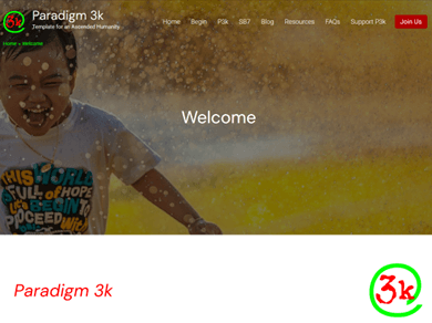 Welcome Page Map 1 Paradigm 3k